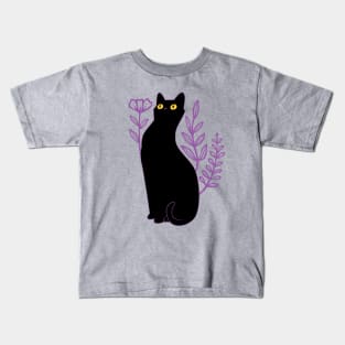 Funny Black Cat Kids T-Shirt